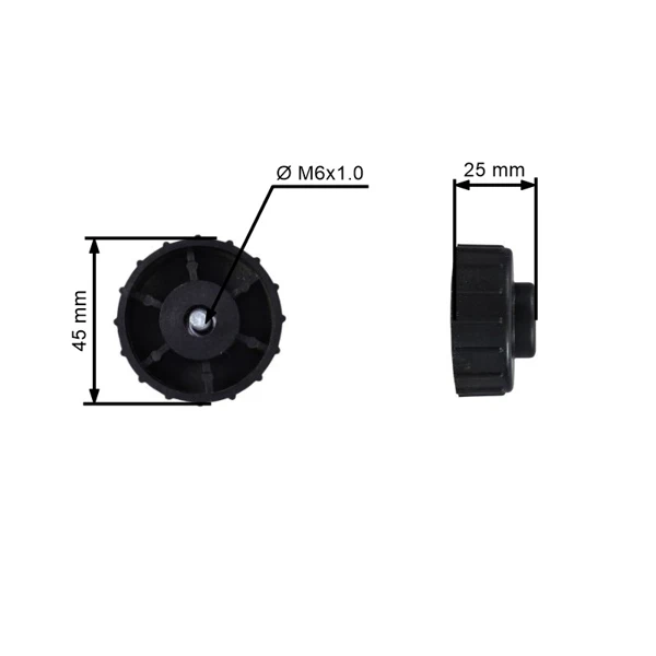 Strunová hlava pro křovinořezy a vyžínače Homelite Ryobi MTD závit M6x1.0 M8x1,25 M8x1.0 (OEM DA03001 DA03001A UP06761)