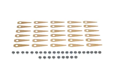 Súprava 30 ks. žacích nožov 4,9 cm (2") pre robotické kosačky Bosch Indego 350 Indego 350 Connect Indego 1100 Connect (OEM F016800321)