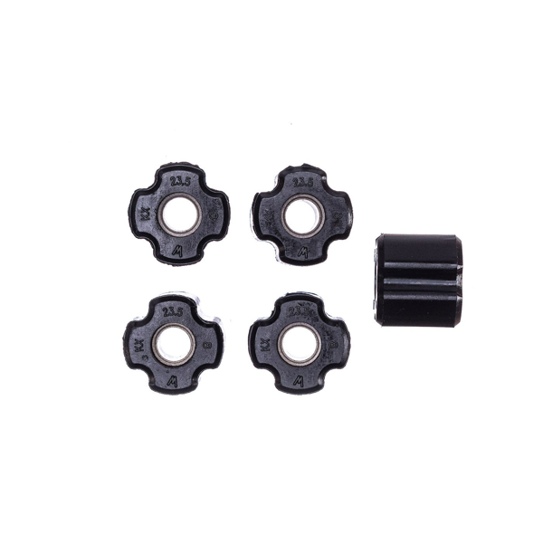 Súprava silentblokov pre nosné rúry krovinorezov priemer 24,0 mm x výška 20,0 mm x vnútorný priemer 8,0 mm