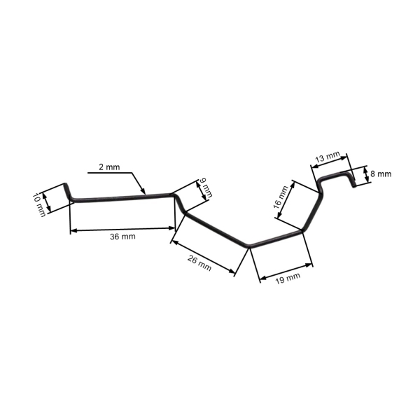 Táhlo plynu pro motorové pily Stihl 024 026 MS240 MS260 (OEM 11211821501)