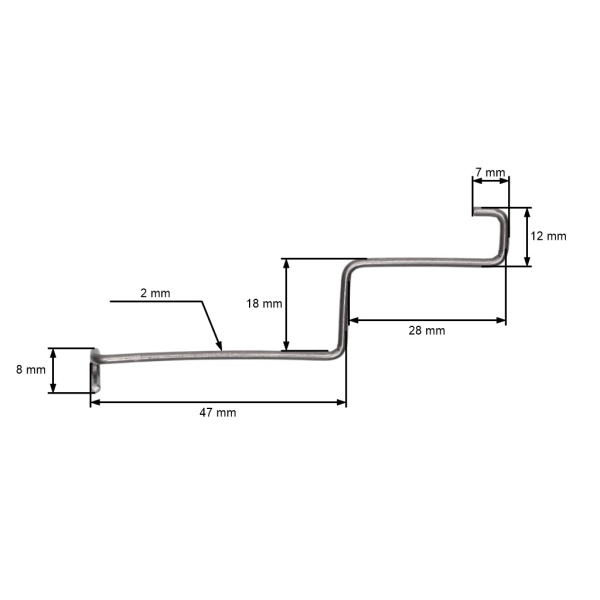 Táhlo plynu pro motorové pily Stihl 029 039 MS310 MS290 MS390 (OEM 11271821500)