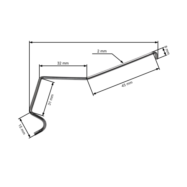 Táhlo plynu pro motorové pily Stihl 034 036 MS340 MS360 (OEM 11251821502)