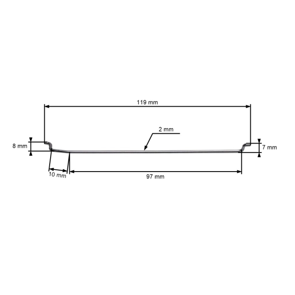 Táhlo plynu pro motory Zongshen XP420 (OEM 100008047)
