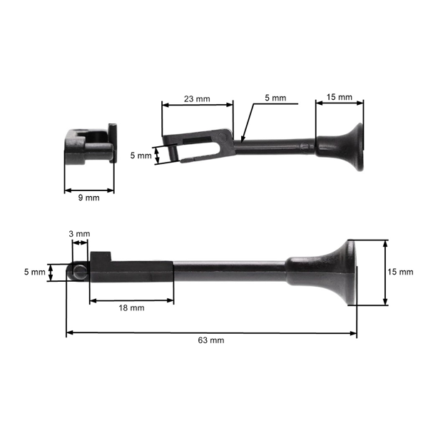 Táhlo sytiče pro Čínské motorové pily a pily z hobbymarketů s obsahem motoru 38 ccm