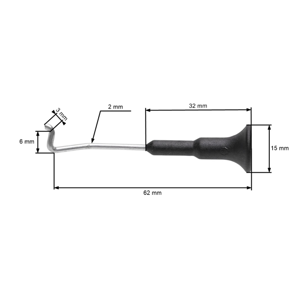 Táhlo sytiče pro čínské motorové pily obsah motoru 38 ccm