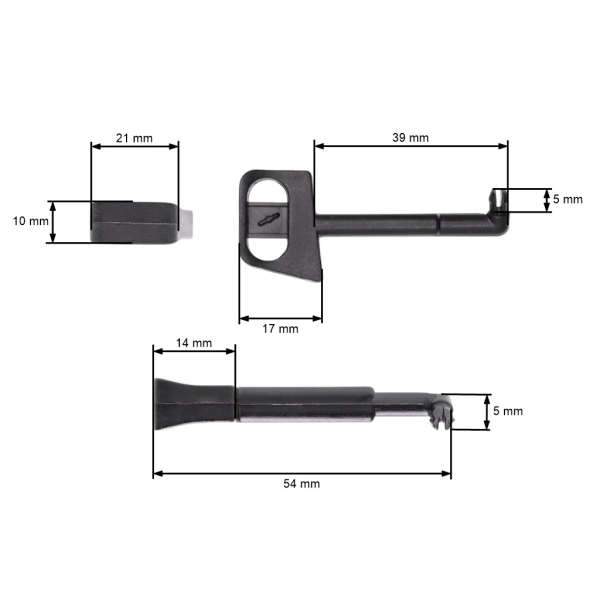 Táhlo sytiče pro motorové pily Husqvarna 36 41 136 137 141 142 (OEM 530029831)