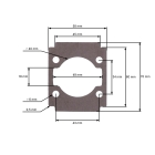 Tesnenie valca pre čínske krovinorezy a krovinorezy z hobbymarketov s objemom motora 26 cm3