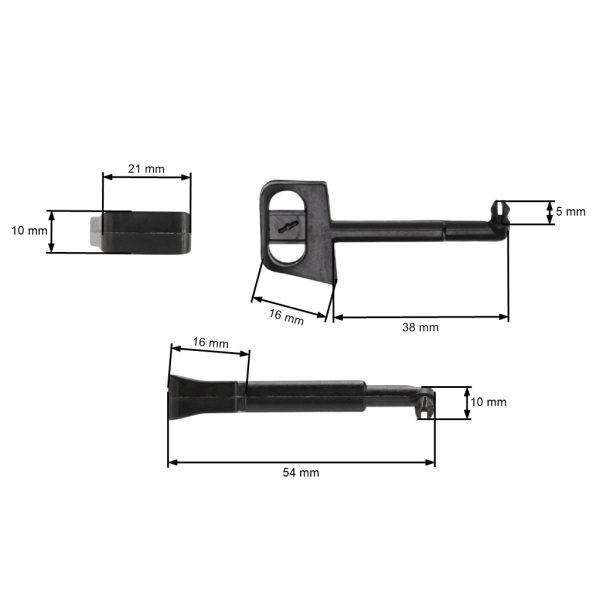 Tiahlo sytiča pre motorové píly Husqvarna 36 41 136 137 141 142 (OEM 530029831)