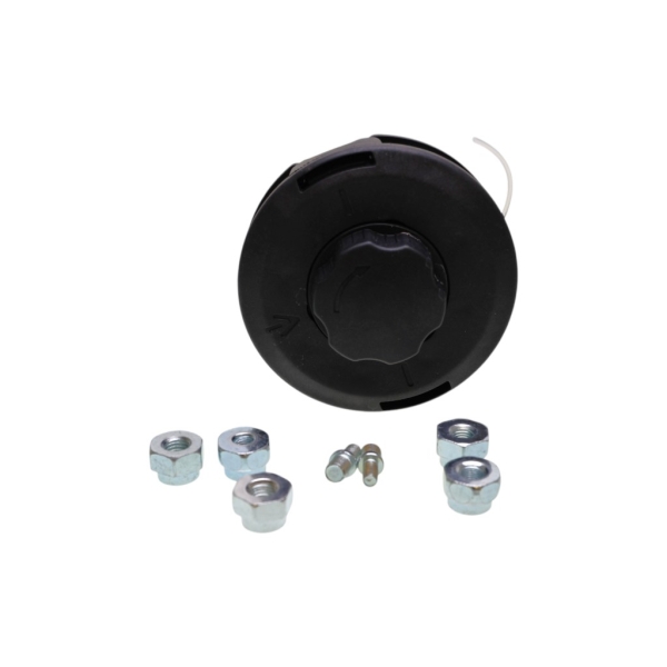 Univerzálna poloautomatická vyžínacia hlava pre krovinorezy a motorové vyžínače s vonkajším priemerom 130 mm so sadou adaptérov