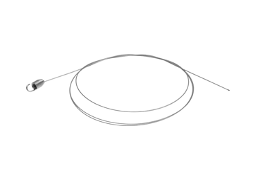 Univerzálne lanko z nehrdzavejúcej ocele s pružinou dĺžky 2500 mm