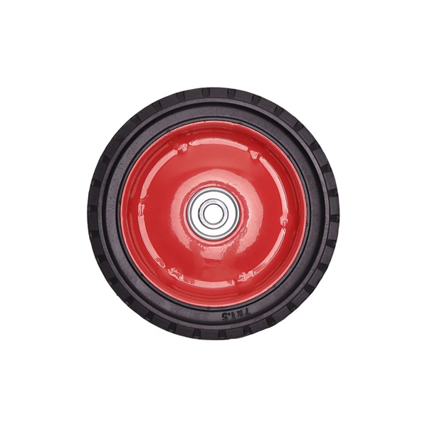 Univerzálne oceľové koleso s ložiskom pre záhradné kosačky priemer 175 mm gumová pneumatika