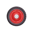 Univerzálne oceľové koleso s ložiskom pre záhradné kosačky priemer 175 mm gumová pneumatika