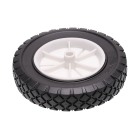 Univerzálne plastové koleso pre záhradné kosačky priemer 200 mm gumová pneumatika