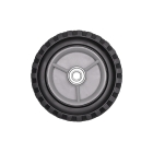 Univerzálne plastové koleso s ložiskom pre záhradné kosačky priemer 150 mm gumová pneumatika