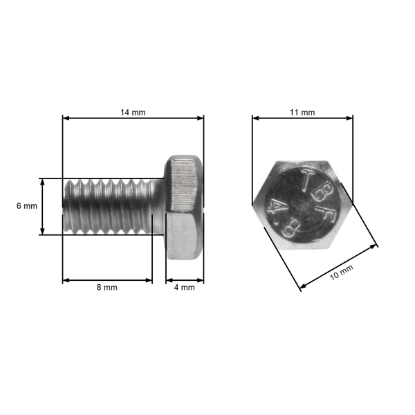 Univerzální koncovka lanka délka 18 mm