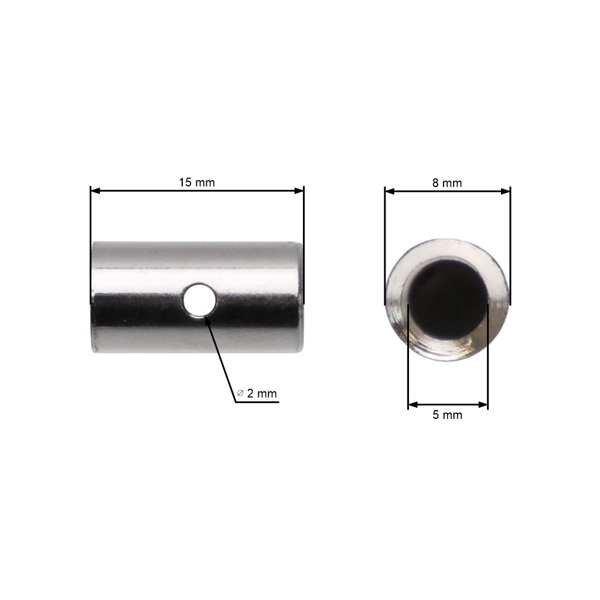 Univerzální koncovka lanka délka 18 mm