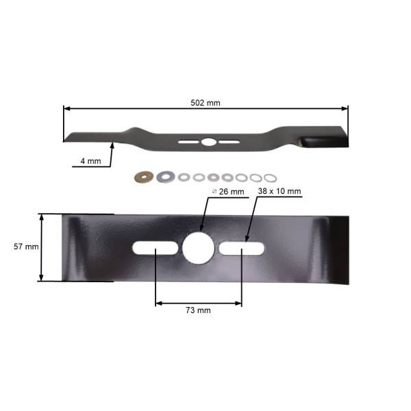 Univerzální nůž Oregon 50,2 cm (20") pro motorové sekačky