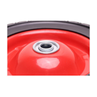 Univerzální ocelové kolo s ložiskem pro motorové a elektrické sekačky průměr 200 mm pryžová pneumatika