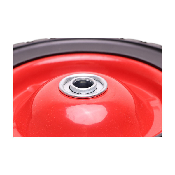 Univerzální ocelové kolo s ložiskem pro motorové a elektrické sekačky průměr 200 mm pryžová pneumatika