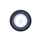 Univerzální plastové kolo pro motorové a elektrické sekačky průměr 200 mm pryžová pneumatika