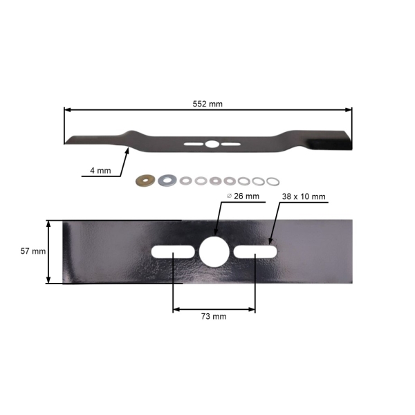 Univerzální žací nůž Oregon 55,2 cm (22