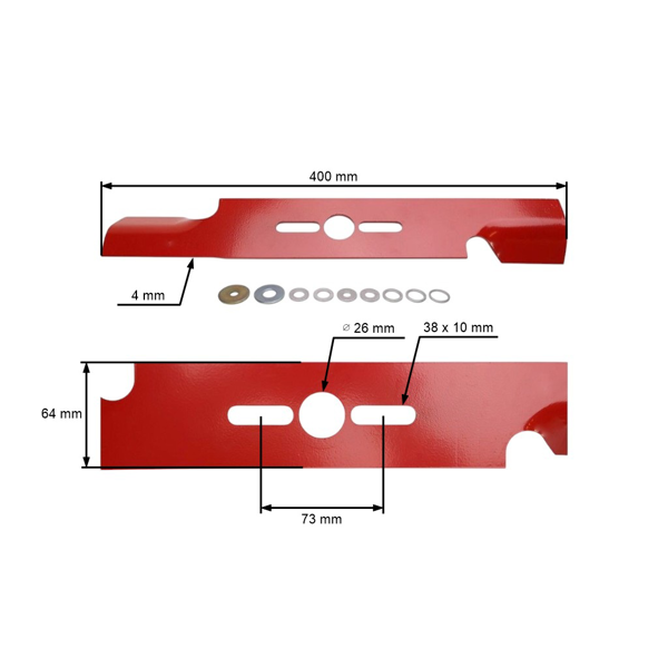 Univerzálny nôž Oregon 40 cm (16") pre motorové kosačky