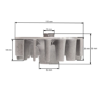 Ventilátor pre čínske krovinorezy a krovinorezy z hobbymarketov s objemom motora 43 cm3 - 52 cm3