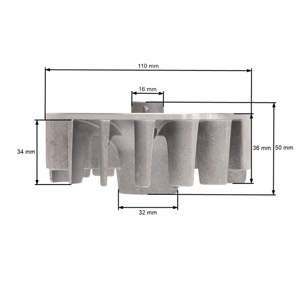 Ventilátor pro Čínské křovinořezy a křovinořezy z hobbymarketů s obsahem motoru 43 ccm - 52 ccm