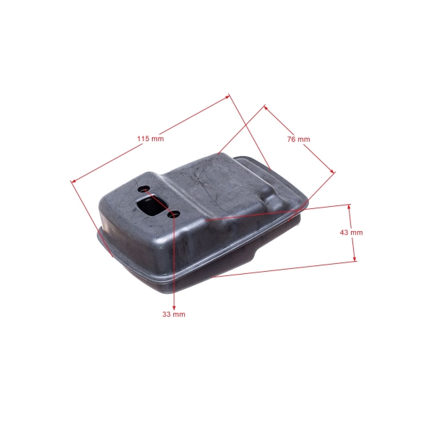 Výfuk pro křovinořezy Husqvarna 125R 125RJ 128R 128RJ 125C 125L 125LDX 128C Jonsered GT2126 BC2126 CC2126 (OEM 545057502 574031402 573031401)