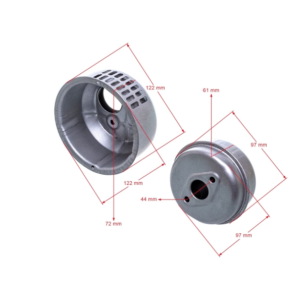 Výfuk pro motor Zongshen XP140 (OEM 100006826)