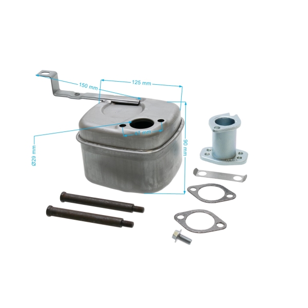 Výfuk pro motory Briggs & Stratton výkon 10,0 PS - 19,0 PS (OEM 795998)