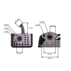 Výfuk pro motory Honda GX110 GX120 GX140 GX160 Zongshen 168FB (OEM 18300-ZE1-900 18310ZF1000 18310-ZE1-000 18310-ZE1-010 18310-ZF1-000)