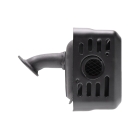 Výfuk typ 2 pre motory Honda GX110 GX120 GX140 GX140 GX160 Zongshen 168FB (OEM 18300-ZE1-900 18310ZF1000 18310-ZE1-000 18310-ZE1-010 18310-ZF1-000)
