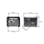 Výfuk typ 2 pro motory Honda GX110 GX120 GX140 GX160 Zongshen 168FB (OEM 18300-ZE1-900 18310ZF1000 18310-ZE1-000 18310-ZE1-010 18310-ZF1-000)