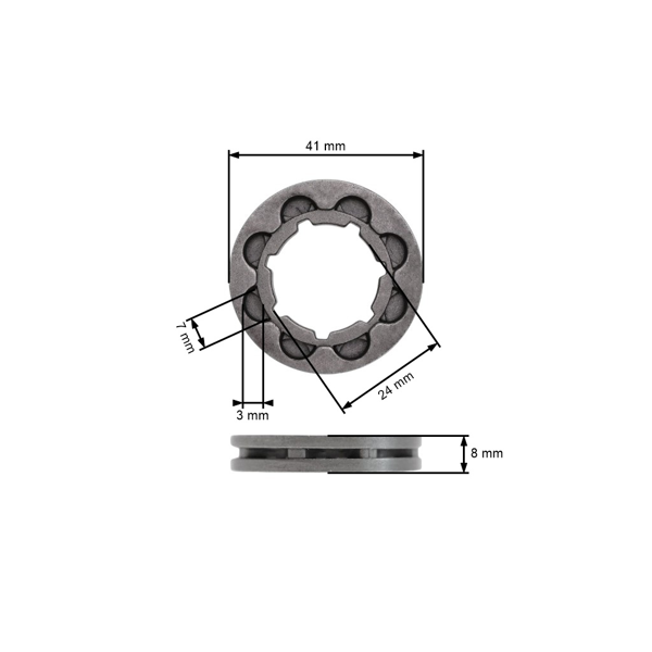Výměnný prstýnek 3/8" 8 zubů pro řetězky motorových pil