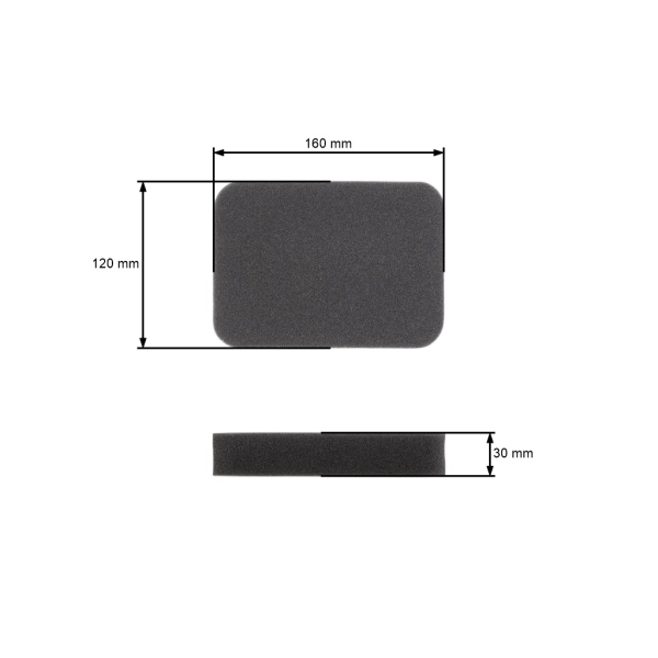 Vzduchový filter pre motory Honda GX240 GX270 GX340 GX390 (OEM 17211-899-000)