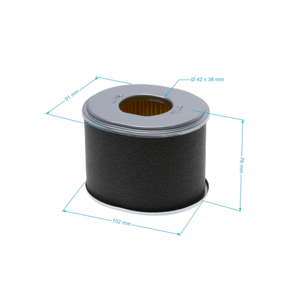Vzduchový filtr 102 mm x 91 mm x 78 mm pro motory Zongshen 177FB (OEM 100004778)