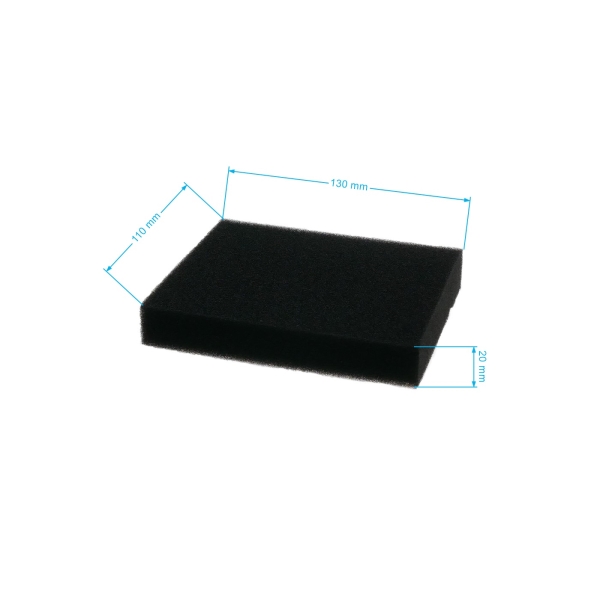 Vzduchový filtr 130 mm x 108 mm x 25 mm pro motory Stiga GGP SV150 RV150 V35 SV40 RV45 (OEM 1111-9152-01)