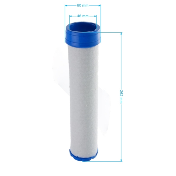 Vzduchový filtr 260 mm x 57 mm x 47 mm pro motory Zongshen GB1000 (OEM 100078681)