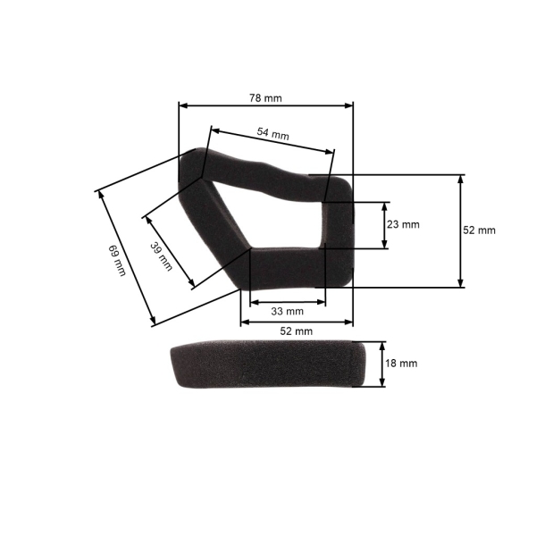 Vzduchový filtr pro křovinořezy Honda GX35 HHT35S (OEM 17211ZOZ000)
