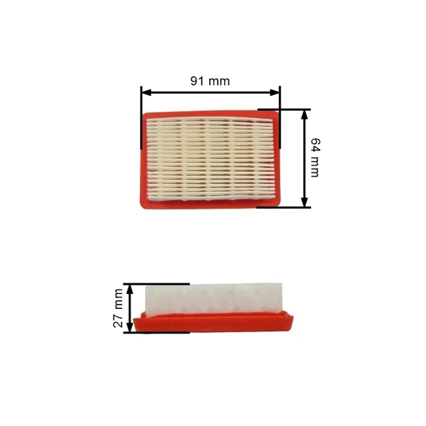 Vzduchový filtr pro křovinořezy Oleomac 746 753 755 Efco 8460 8550 (OEM 61120018R)