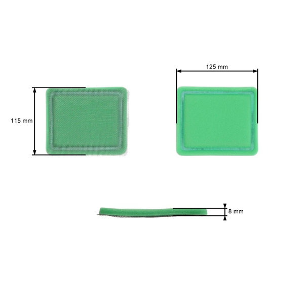 Vzduchový vstupní filtr pro motory Briggs & Stratton Serie 625E 675EX 725EX 625 - 675 výkon 3,0 PS - 6,0 PS (OEM 271933 491435 491435S 493537 493537S)