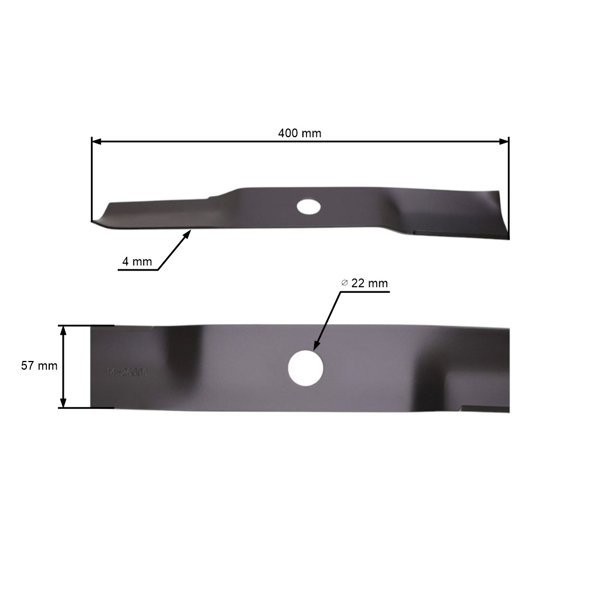 Žací nôž 40 cm (16") pre záhradné traktory Murray (OEM 92117 92117E701 92352E701 092117E701MA)