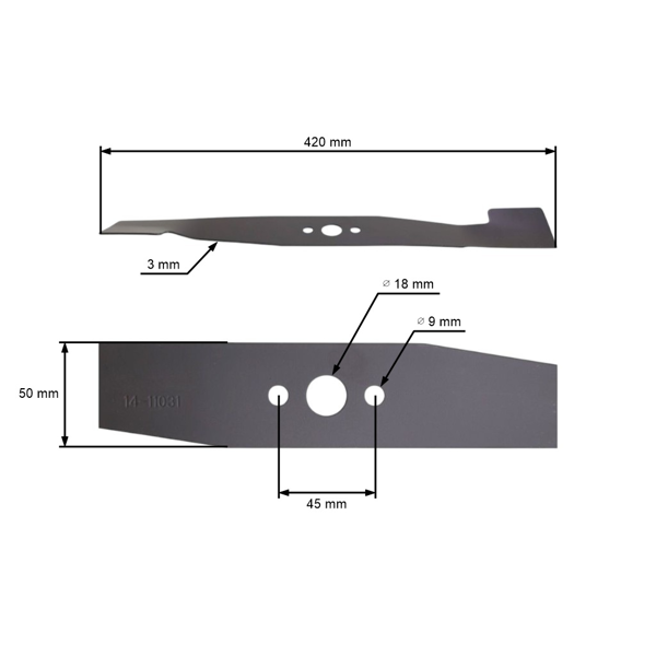 Žací nôž 42 cm (16