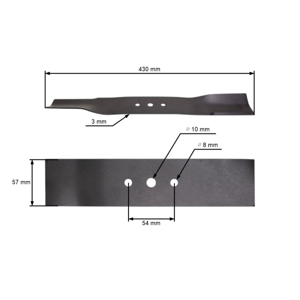 Žací nôž 43 cm (16") so zberom pre motorové kosačky Stiga Castel Garden