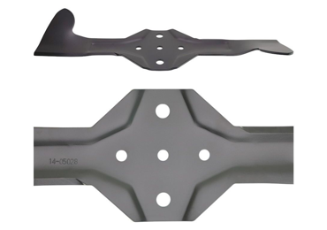 Žací nôž 46,4 cm (18") pravý pre záhradné traktory Husqvarna Jonsered Partner McCulloch Poulan Weedeater (OEM 532186388)