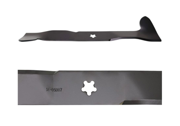 Žací nôž 46 cm (18") ľavý so zberom pre záhradné traktory Husqvarna Partner McCulloch Poulan Jonsered (OEM 532186385 532165560 532426323 532170037)