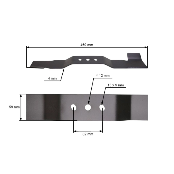 Žací nôž 46 cm (18") so zberom pre Hortmasz HKS Mastercut Nac Lider Hortus Victus