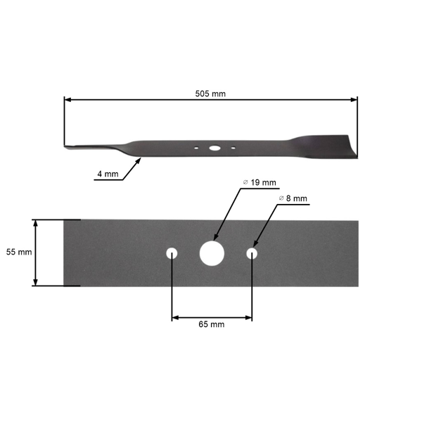 Žací nôž 50,5 cm (20") pre Agroma Megagroup 5400 (OEM 270012110)