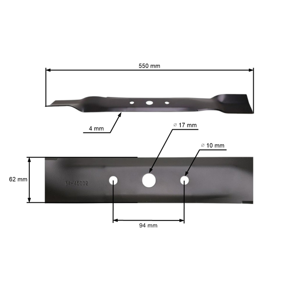 Žací nôž 55 cm (22") pre záhradné traktory John Deere Sabre (OEM GX20249 M141786)